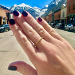 Pins and Needles Ring by Fringe Gallery studio jeweler Barbara Heinrich