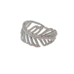 Feather Ring by Slate Gray Gallery studio jeweler Sloane Street