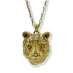 Year of the Tiger Necklace by Slate Gray Gallery studio jeweler Heather Benjamin
