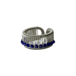 Tana Acton, Silver Ring with Sapphire Beads