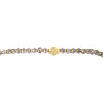 Grey diamond and gold bracelet by Fringe Gallery studio jeweler Barbara Heinrich