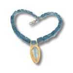 Waters Necklace by Slate Gray Gallery studio jeweler Sandra Frias
