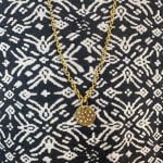 Pendant with Diamonds by Fringe Gallery studio jeweler Nanci Modica