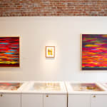 Acrylic abstract landscape painting by Fringe Gallery artist Mark Bowles