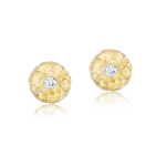 Dana Bronfman, Matte and Sparkle Mismatched Faceted Studs