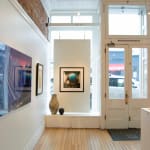 Archival Inkjet Print of The Surprise by Slate Gray Gallery Artist Maggie Taylor seen installed in the gallery