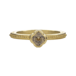 Lily Cut Light Blue Sapphire Ring by Fringe Gallery Studio Jeweler Barbara Heinrich
