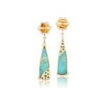 Dana Bronfman, Matte and Sparkle Mismatched Faceted Studs