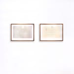 Black and gold thread on watercolor paper by Fringe Gallery artist Rebecca Messier