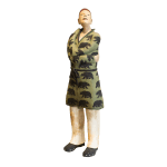 Ceramic sculpture of a woman by Fringe Gallery artist Julie McNair