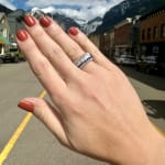 Tana Acton, Silver Ring with Sapphire Beads