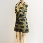 Ceramic sculpture of a woman by Fringe Gallery artist Julie McNair