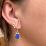 Petra Class, Tiny Mobius Spiral Earrings