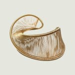 Tana Acton's gold filled asymmetrical mobius cuff