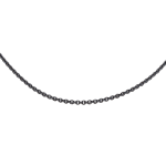 Oxidized Sterling Silver Chain by Fringe Gallery studio jeweler Elizabeth Garvin