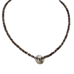 Labradorite Bead Necklace by Fringe Gallery studio jeweler Marki Knopp