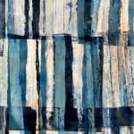 "On the Edge" a Mixed Media encaustic painting by slate gray gallery artist Judith Kohin