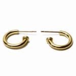 Medium Hoop Earrings by Slate Gray Gallery studio jeweler Nanci Modica