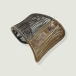 Tana Acton's Asymmetrical Two Tone Cuff with Moonstones
