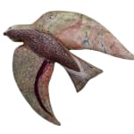 Clay and mixed media bird by Slate Gray Gallery artist Julie McNair