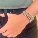 Tana Acton, Silver Ring with Sapphire Beads