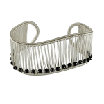 Wave Cuff by Fringe Gallery studio jeweler Tana Acton