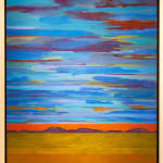 Acrylic on canvas landscape painting by Fringe Gallery artist Mark Bowles