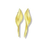 Gold Volt Earrings by Slate Gray Gallery studio jeweler Timo Krapf