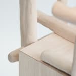 Willem Van Hooff, Ripped wood cabinet (large), 2025