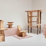 Willem Van Hooff, Ripped wood cabinet (large), 2025