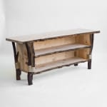 Willem Van Hooff, Ripped wood cabinet (large), 2025