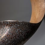 Marc Fish, Mokume Gane Small Console Table, 2023
