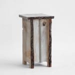 Willem Van Hooff, Ripped wood cabinet (large), 2025
