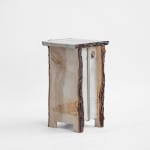 Willem Van Hooff, Ripped wood cabinet (large), 2025