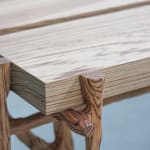 Willem Van Hooff, Ripped wood cabinet (large), 2025