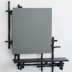 Willem Van Hooff, Ripped wood cabinet (large), 2025