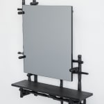 Willem Van Hooff, Ripped wood cabinet (large), 2025
