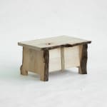 Willem Van Hooff, Ripped wood cabinet (large), 2025