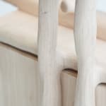 Willem Van Hooff, Ripped wood cabinet (large), 2025