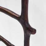 Willem Van Hooff, Ripped wood cabinet (large), 2025