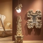 Marc Fish, Double Mokume Console and Shelves, 2021