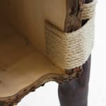 Willem Van Hooff, Ripped wood cabinet (large), 2025