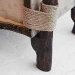 Willem Van Hooff, Ripped wood cabinet (large), 2025