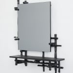 Willem Van Hooff, Ripped wood cabinet (large), 2025