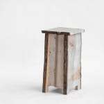 Willem Van Hooff, Ripped wood cabinet (large), 2025