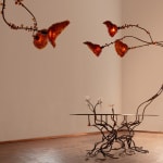 Aneta Regel, Raining stone (medium white), 2023