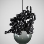 Aneta Regel, Raining stone (medium white), 2023