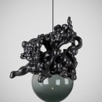 Aneta Regel, Raining stone (medium white), 2023
