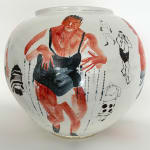 John Short, Wee Moon Jar with Bathers