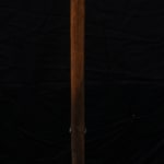 Chokwe Ceremonial Spear with sculptured Figure at the base, DRC, 1st half 20th Century